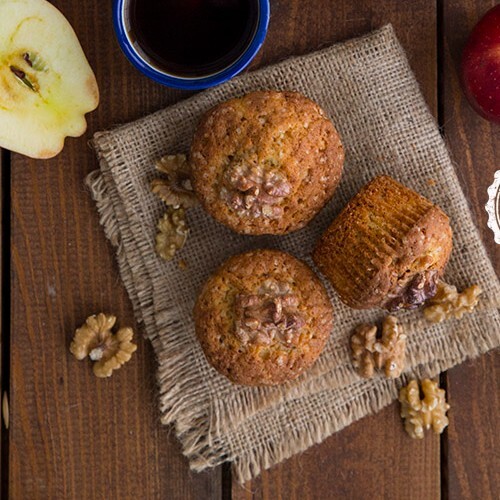 Havuçlu Tarçınlı Cevizli Muffin