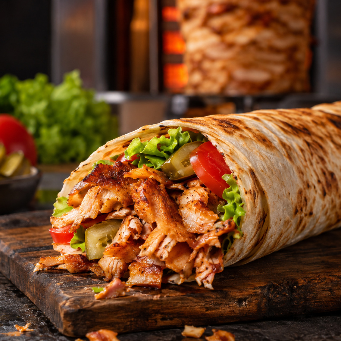 Klasik Tavuk Döner Dürüm