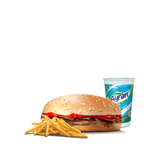 Çocuk Et Döner Burger Menü