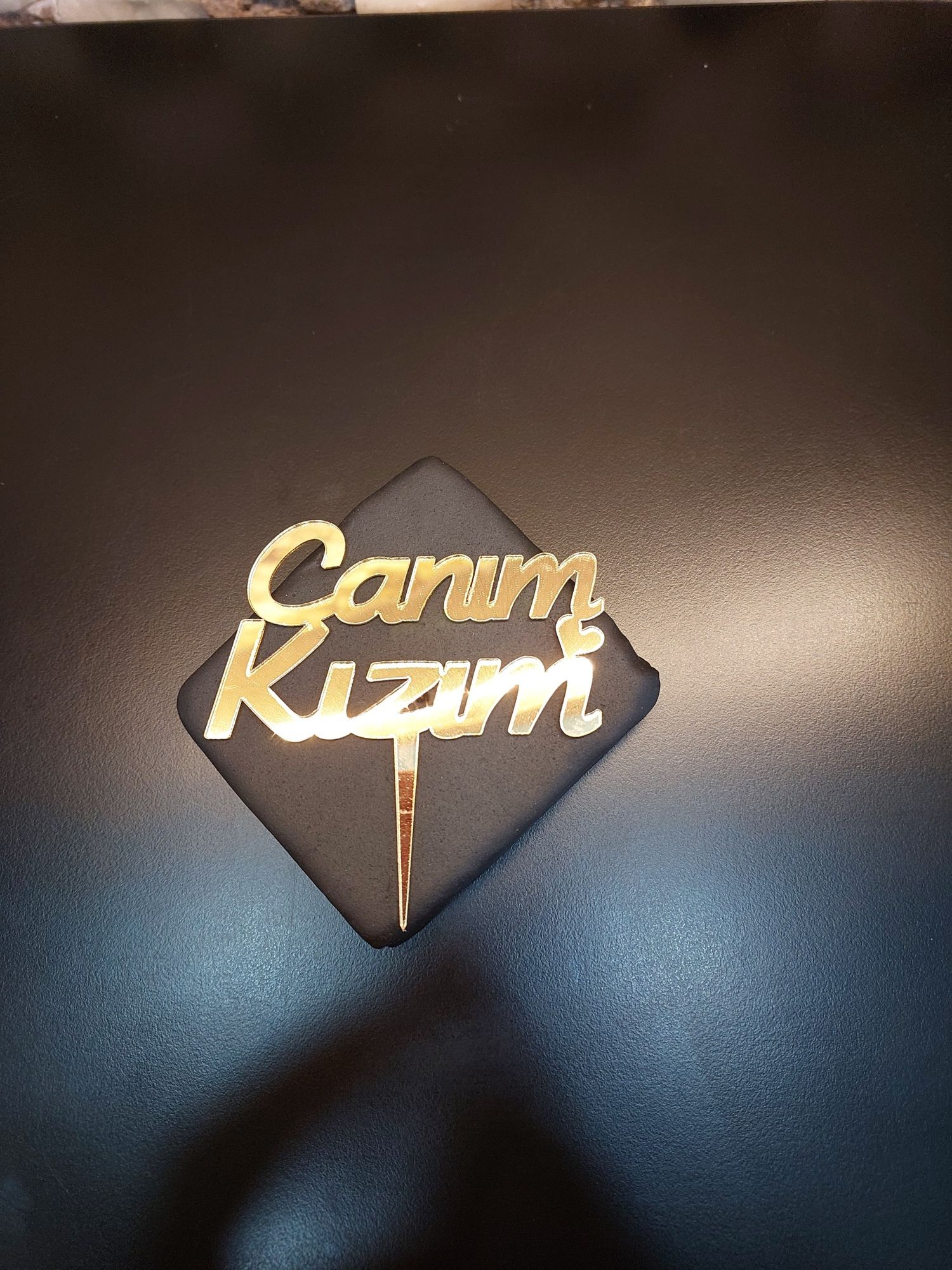 Canım Kızım Gold Pleksi