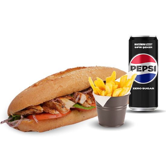 Gagala Ekmek Arası Tavuk Döner Menü