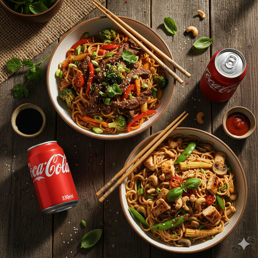 Etli Noodle + Tavuklu Noodle
