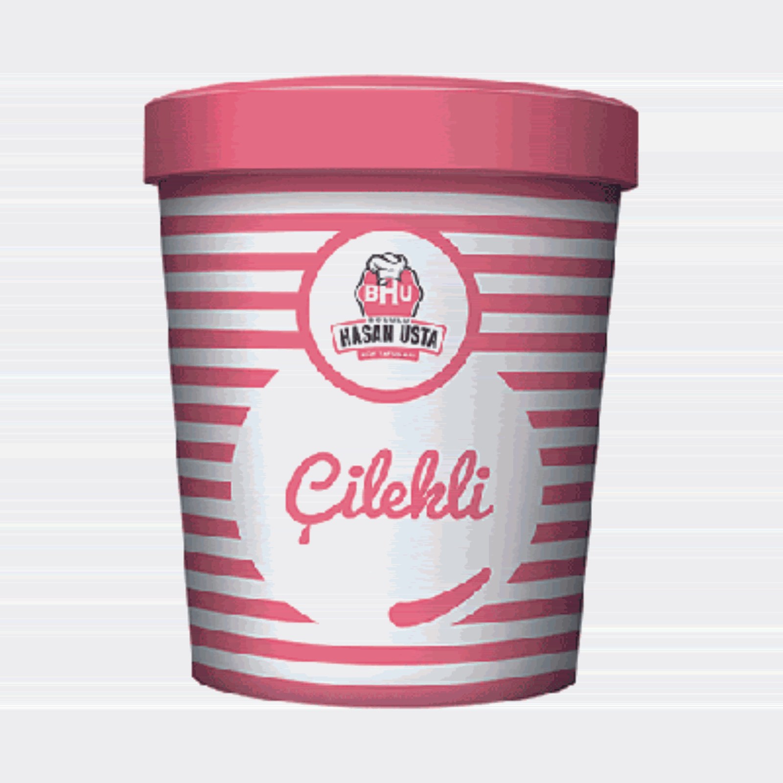 Çilekli Dondurma (350 gr.)