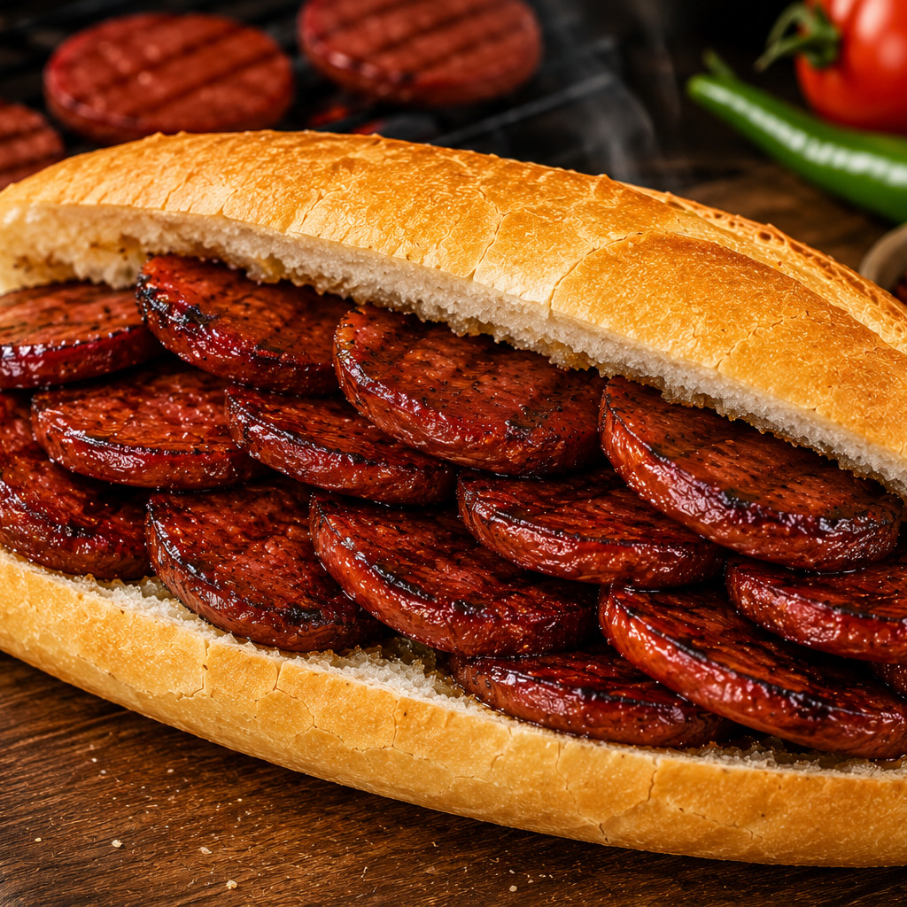 Dolu Dolu Sucuk Ekmek