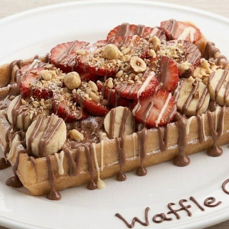 Kare Waffle Çikolata Lezzeti 🔥