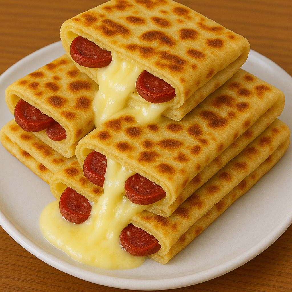Gözleme Kaşarlı Sucuklu