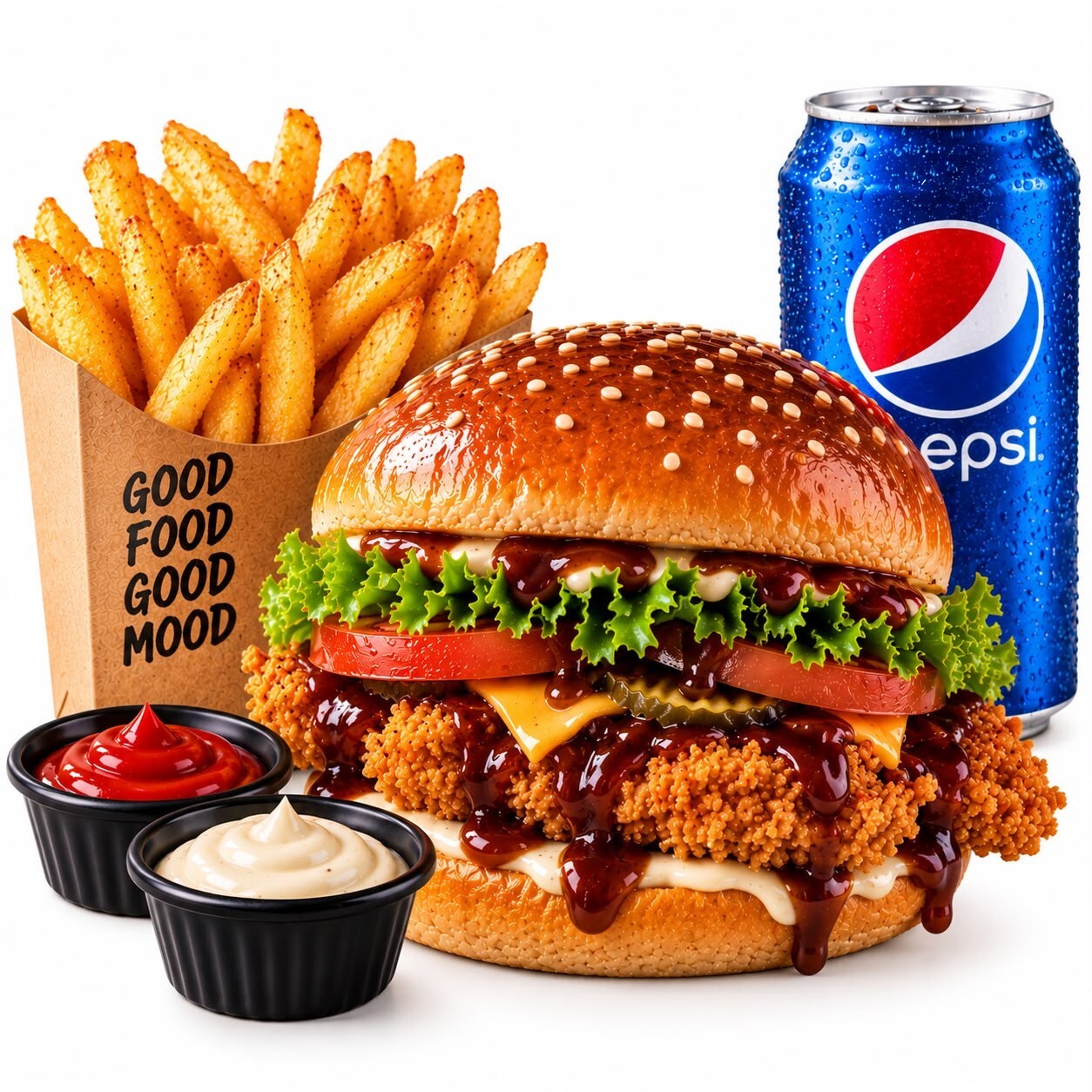 Barbekü Burger Menü