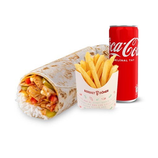 Maxi Burrito Tavuk Döner Menü