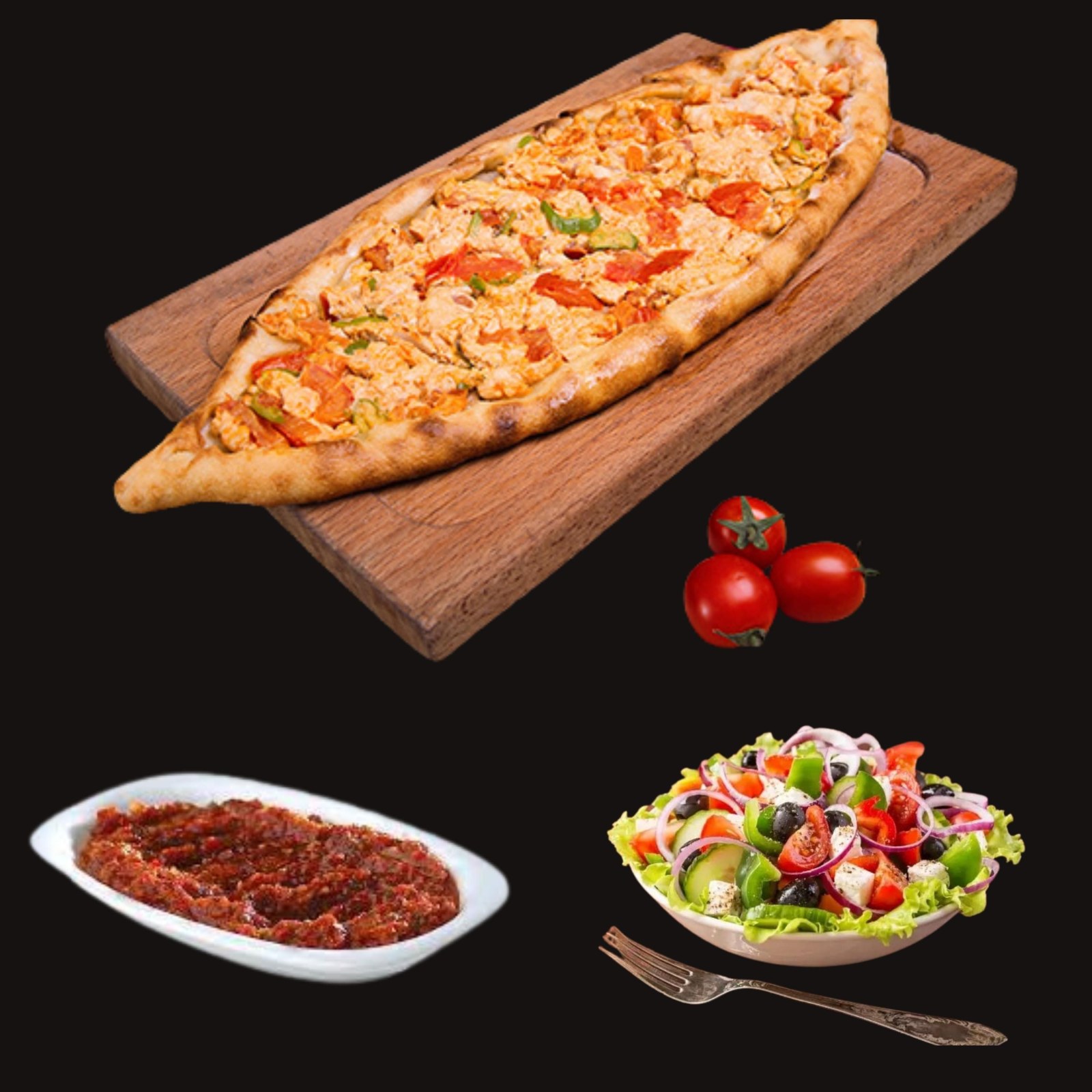 Tavuklu Pide