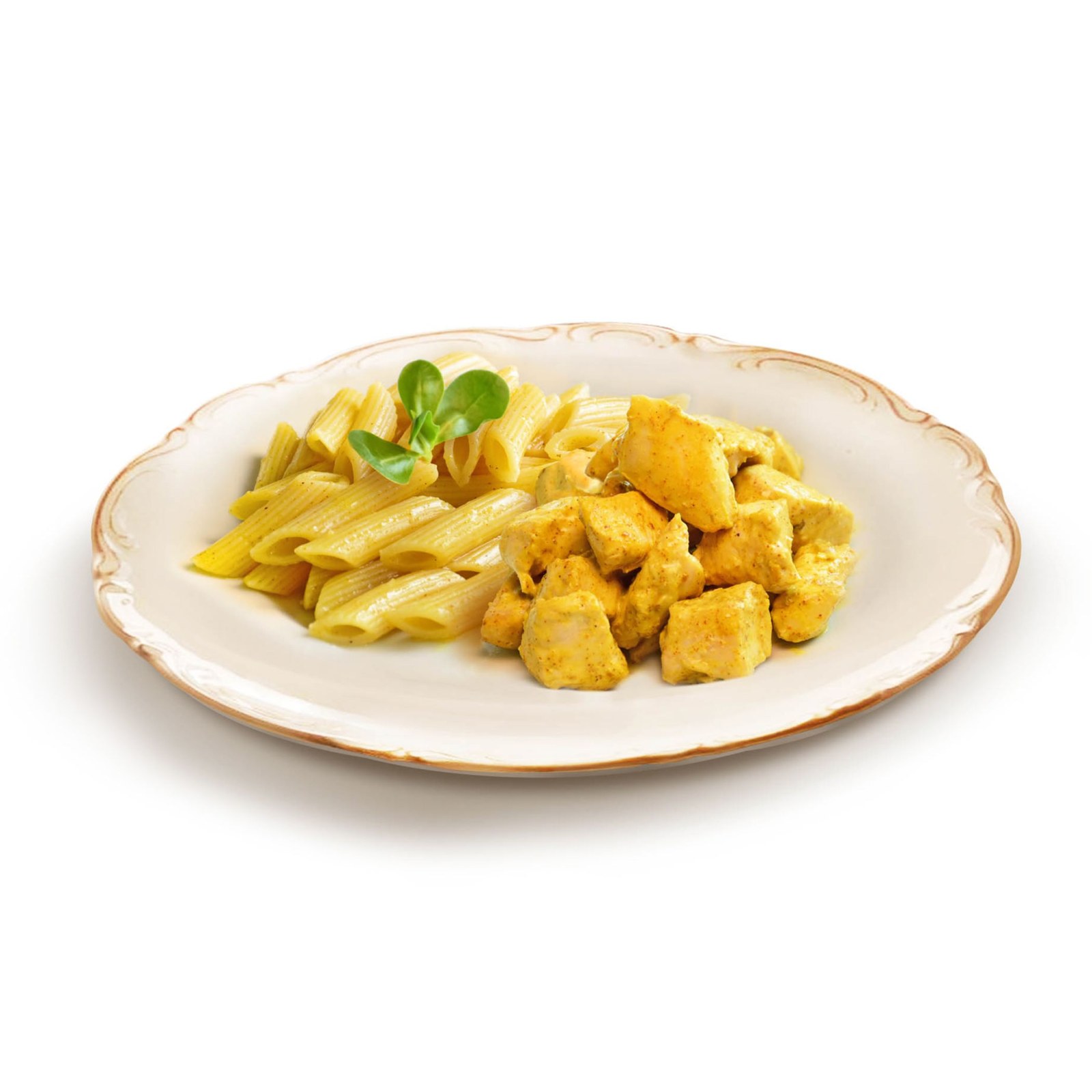 Köri Soslu Tavuk & Penne Makarna