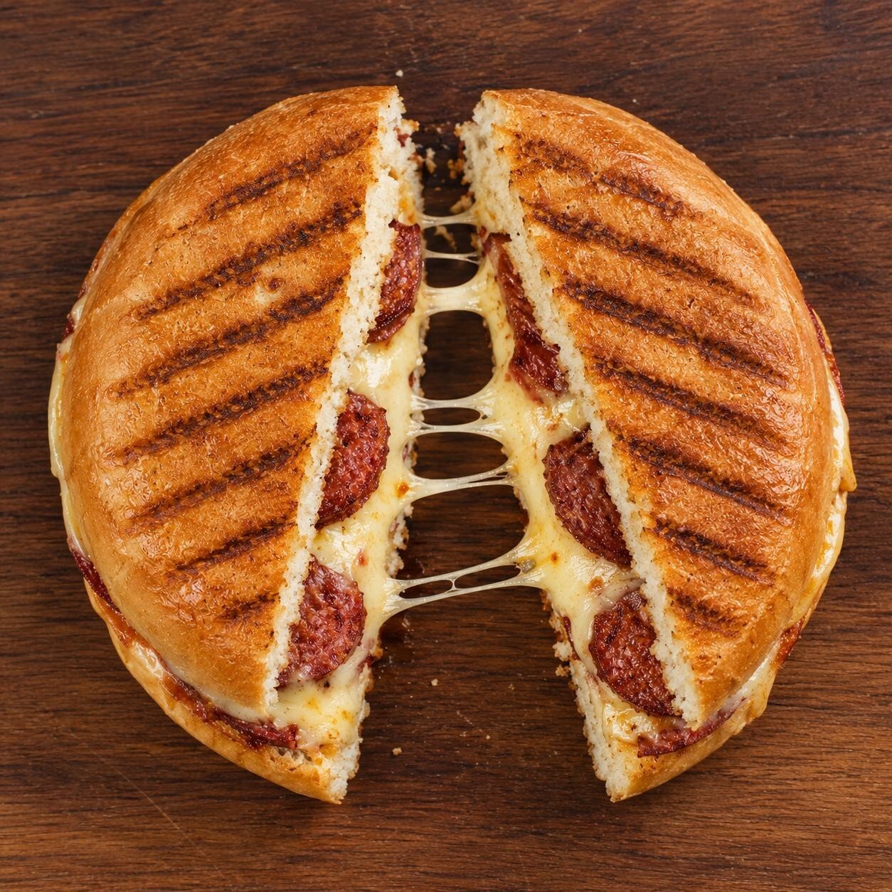 Kaşarlı Sucuklu Tost