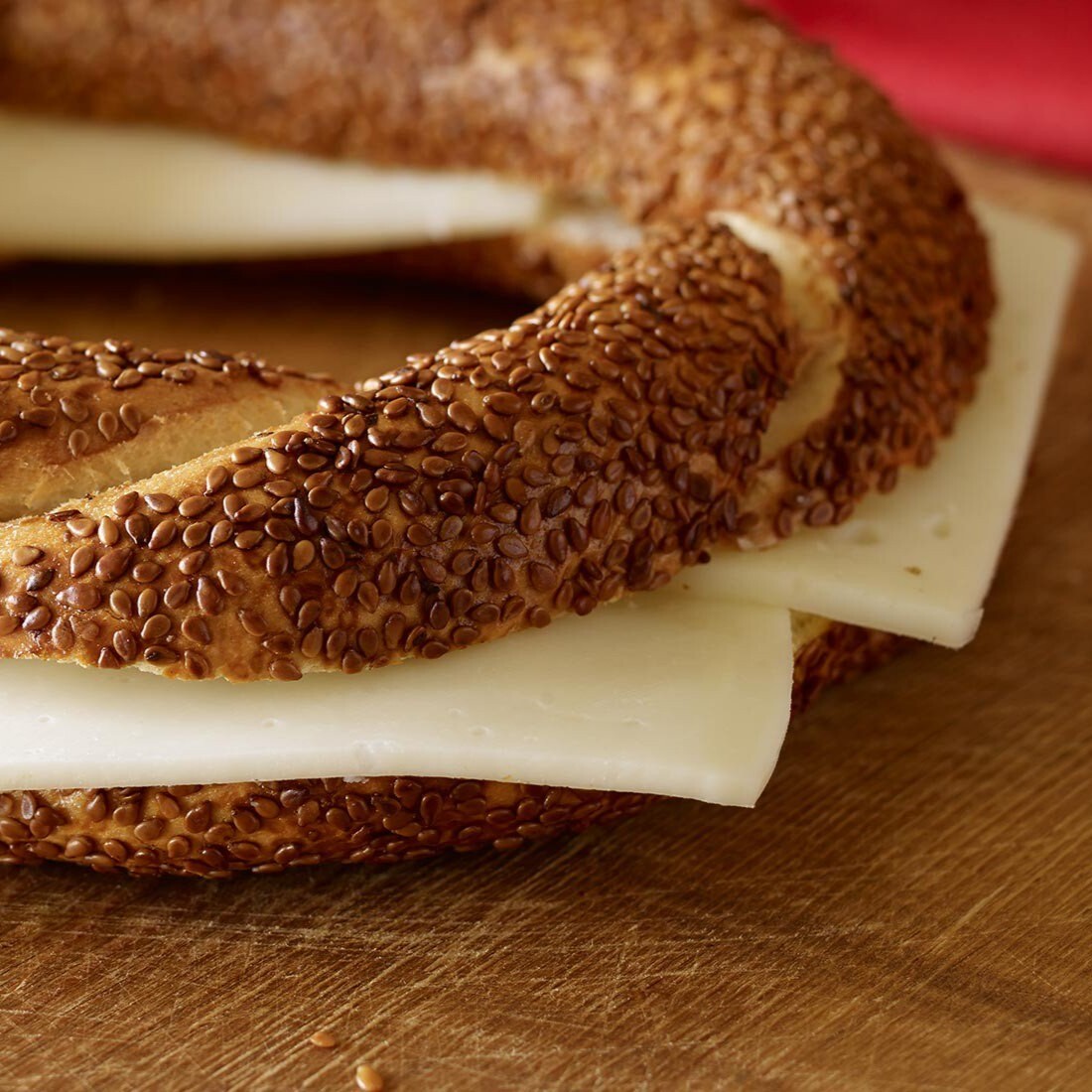 Kaşarlı Simit Sandviç