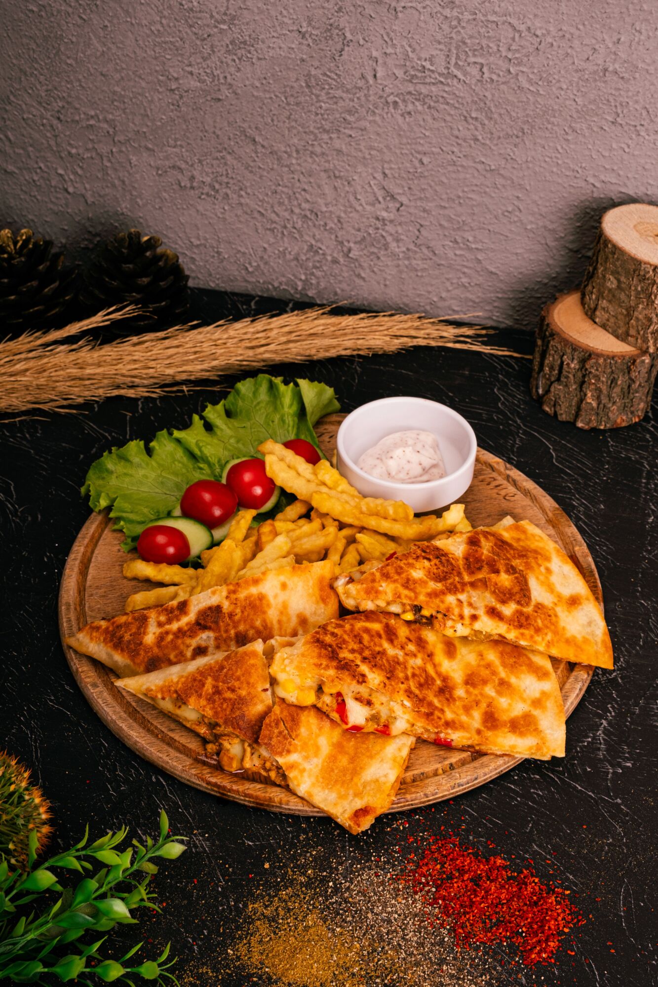 Tavuklu Qussadilla