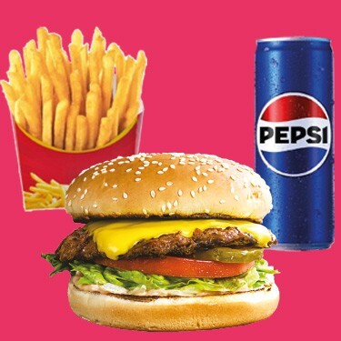 Cheeseburger Menü
