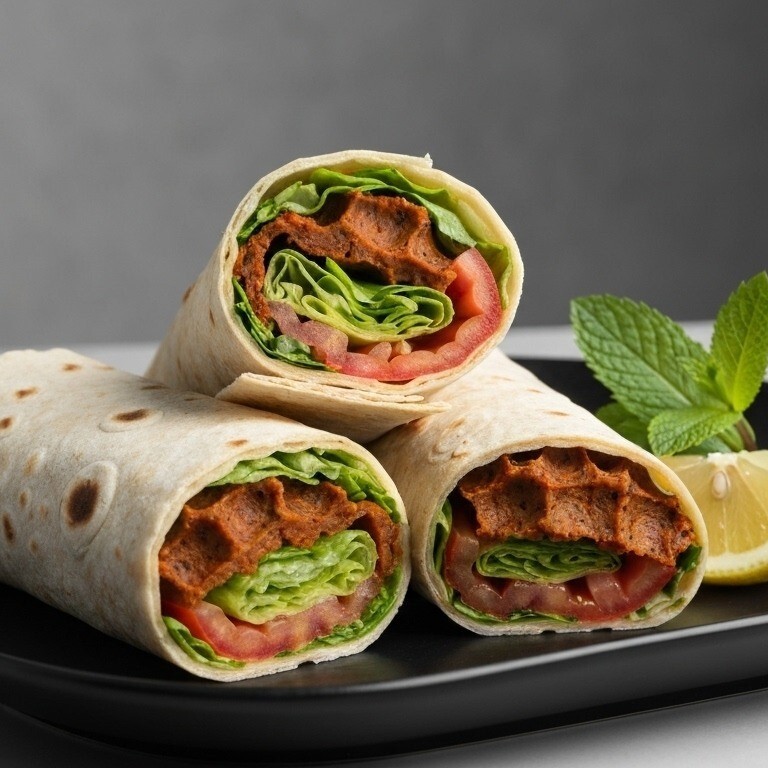Acılı Klasik Çiğ Köfte Dürüm (110 gr)