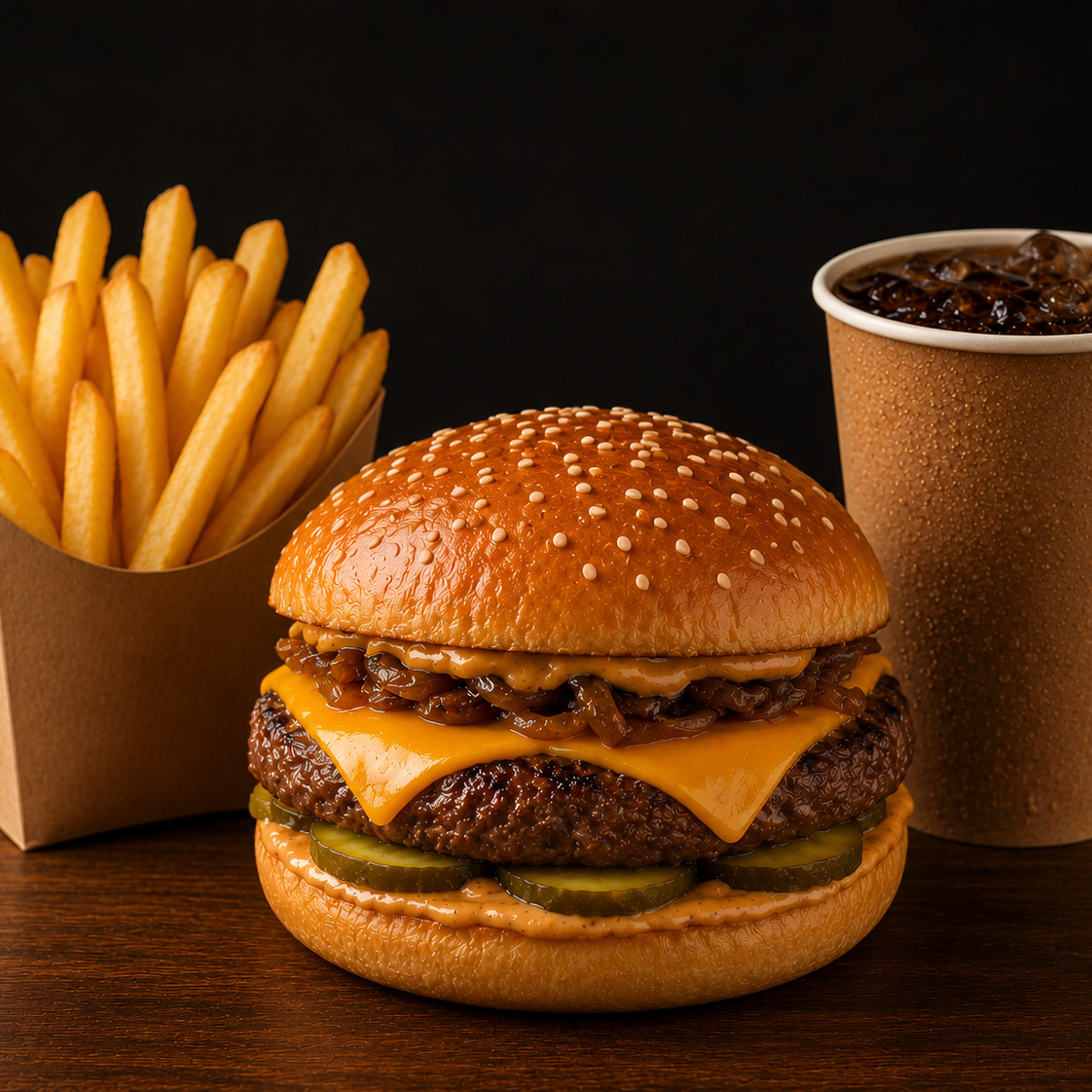 Smith Cheese Burger Menü