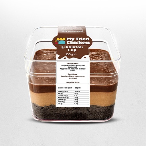 Çikolatalı Cup Pasta (130 gr.)