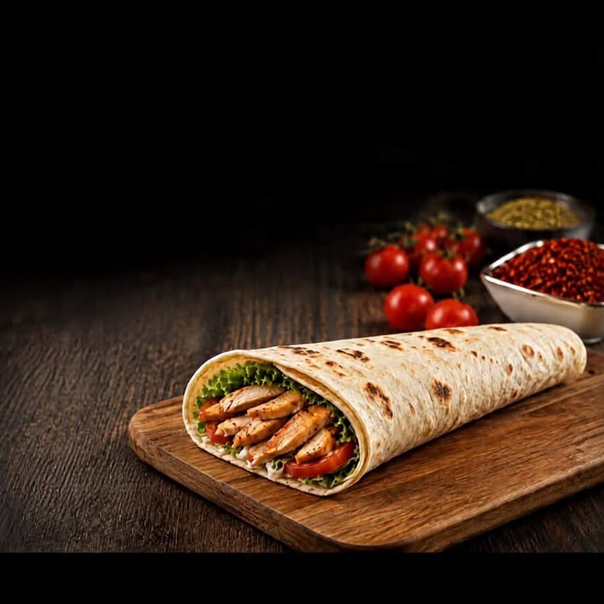 Tavuk Döner & Ayran (100 gr)