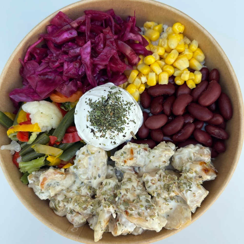 Kekik Soslu Tavuk Bowl