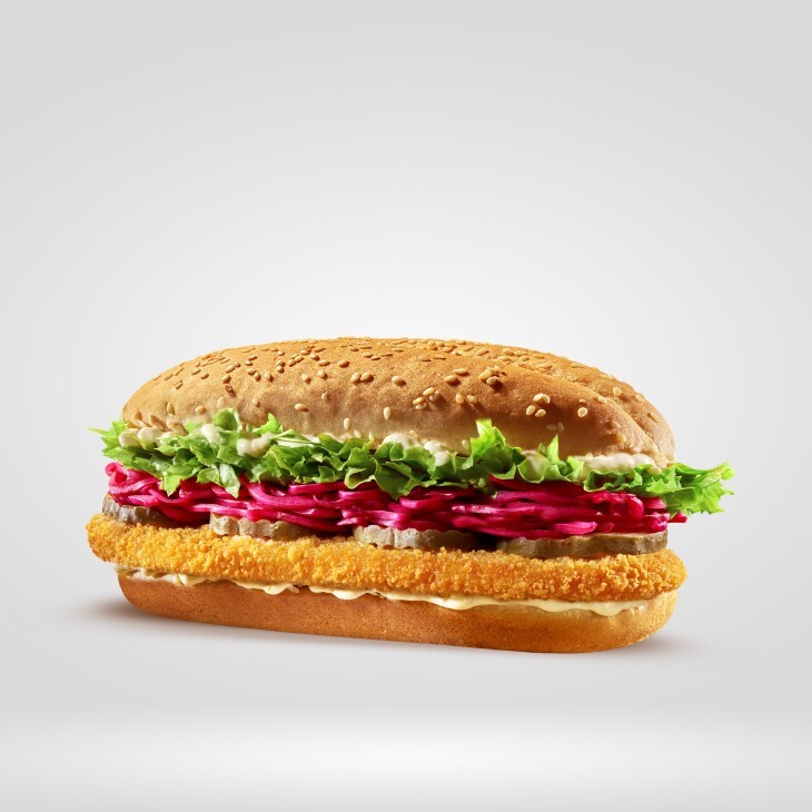 Kırmızı Lahanalı Şnitzel Burger