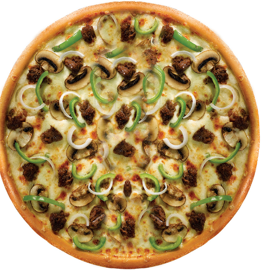Kavurmalı Pizza (Büyük)