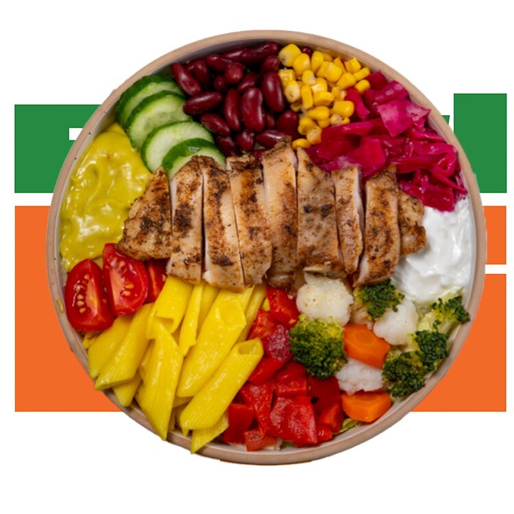 Tavuk Pirzola Makarnalı Bowl