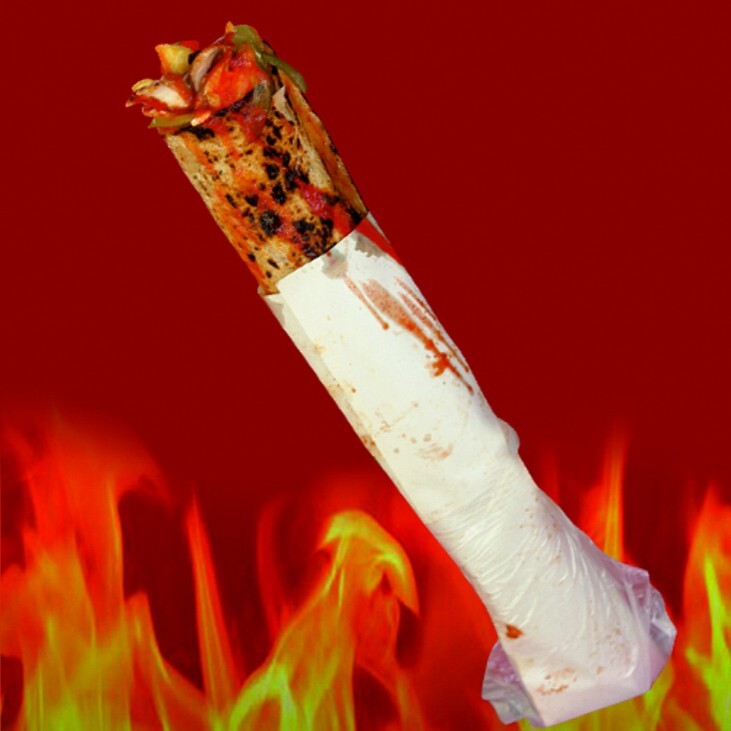 Füze Tavuk Döner Dürüm (60 cm.)