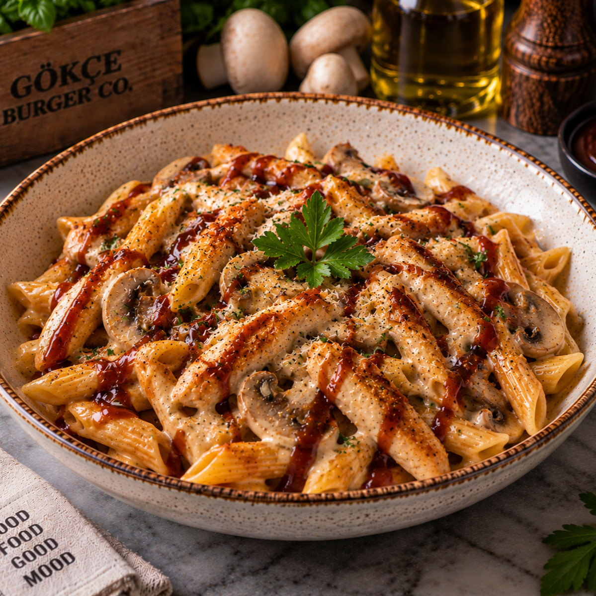 BBQ Soslu Penne