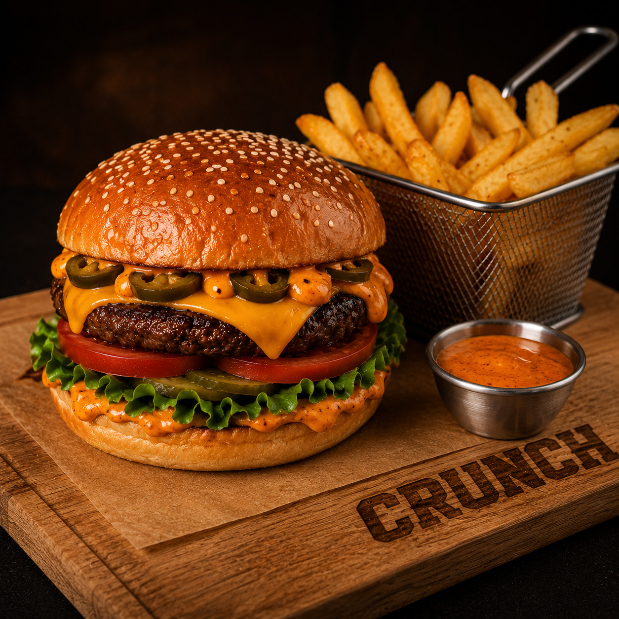 Acı Soslu Burger