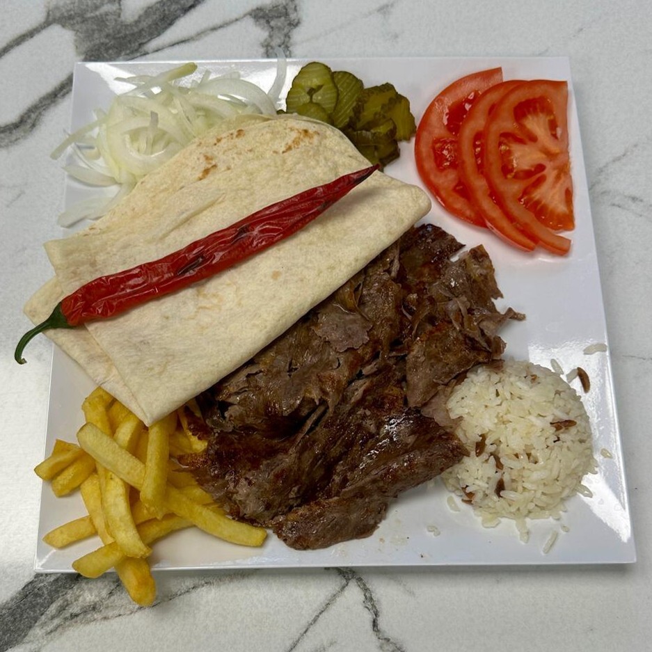 Pilav Üstü Yaprak Et Döner Servis ( 125 Gram )
