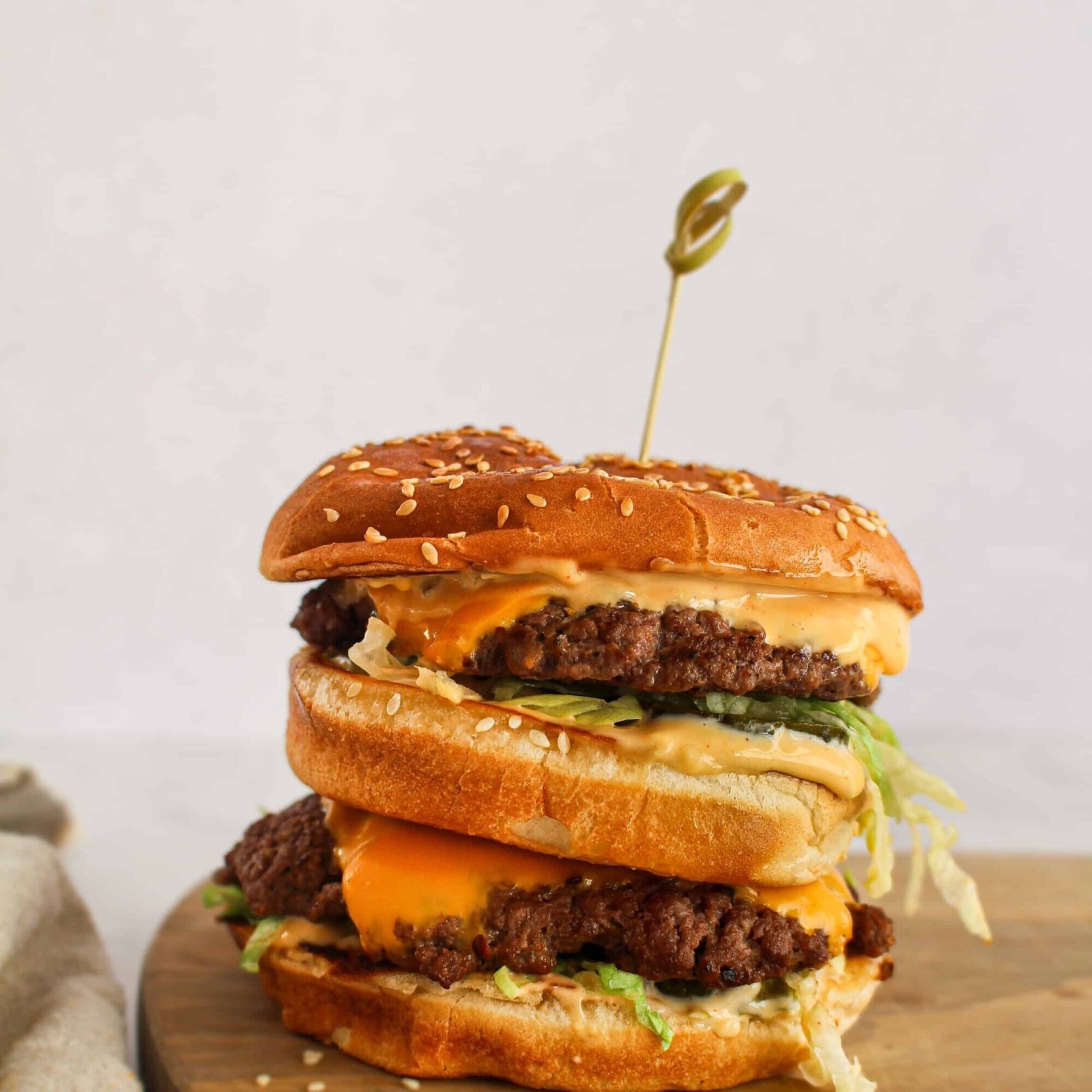 2'li Hamburger (90 gr) Menü