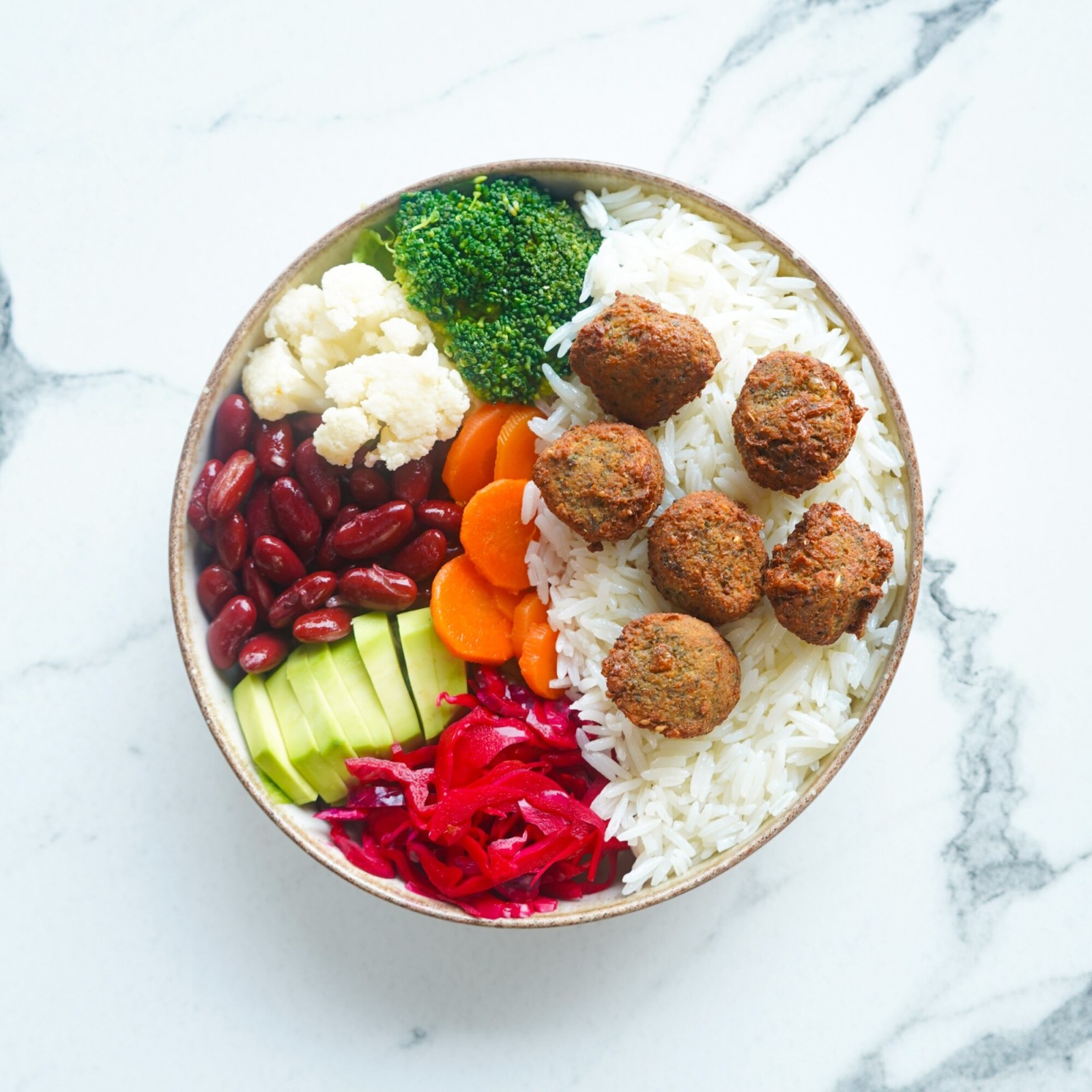 Fried Falafel / Kızarmış Falafel Bowl