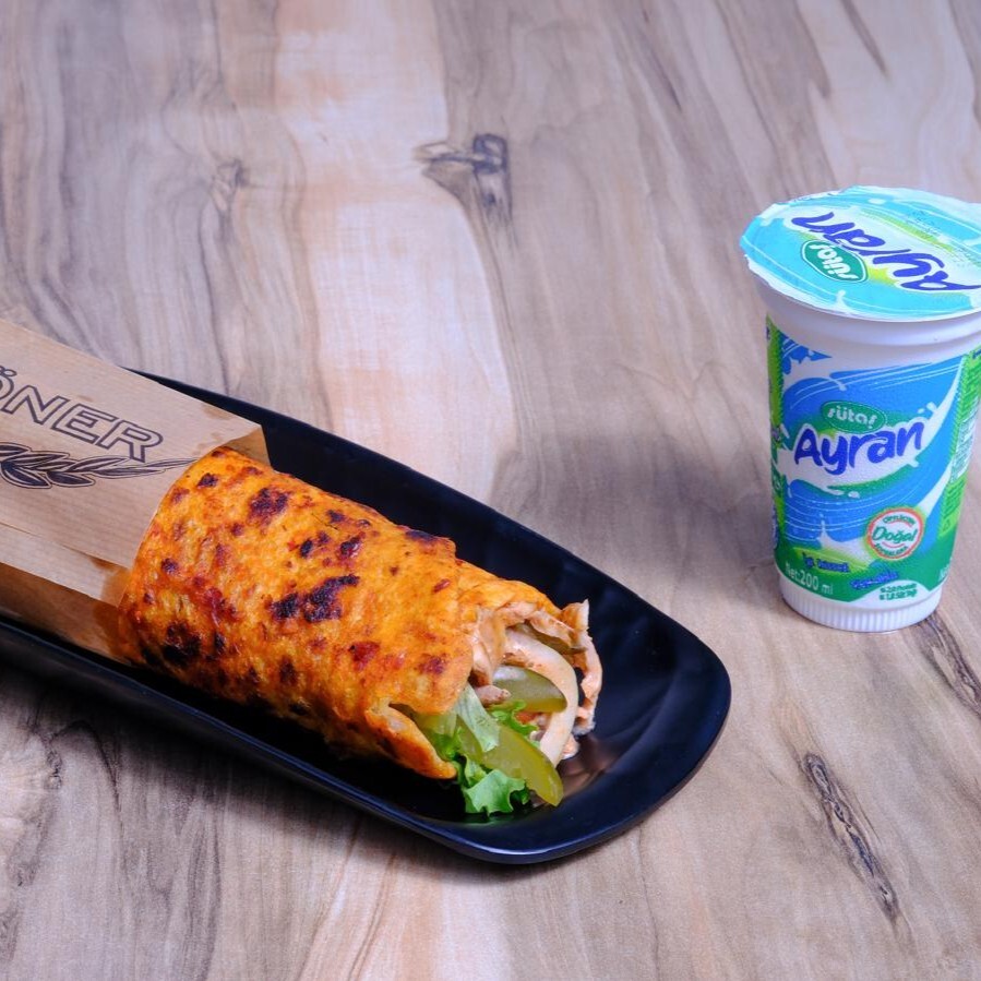 Hatay Usulü Tavuk Dürüm Menü (80 gr.)