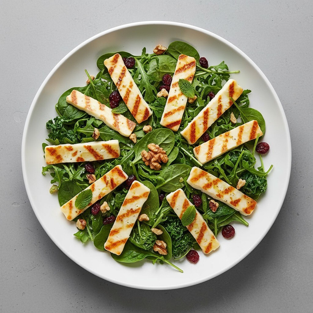 Hellim Peynirli Salata
