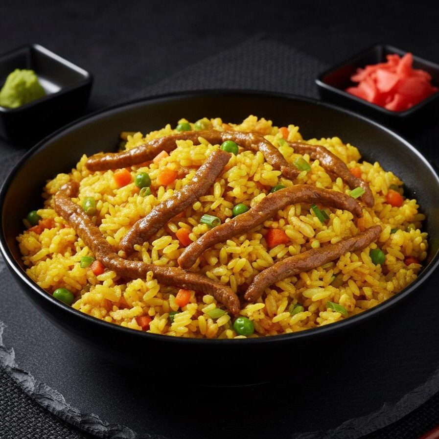 Dana Etli Pilav/Rice with Curry Beef