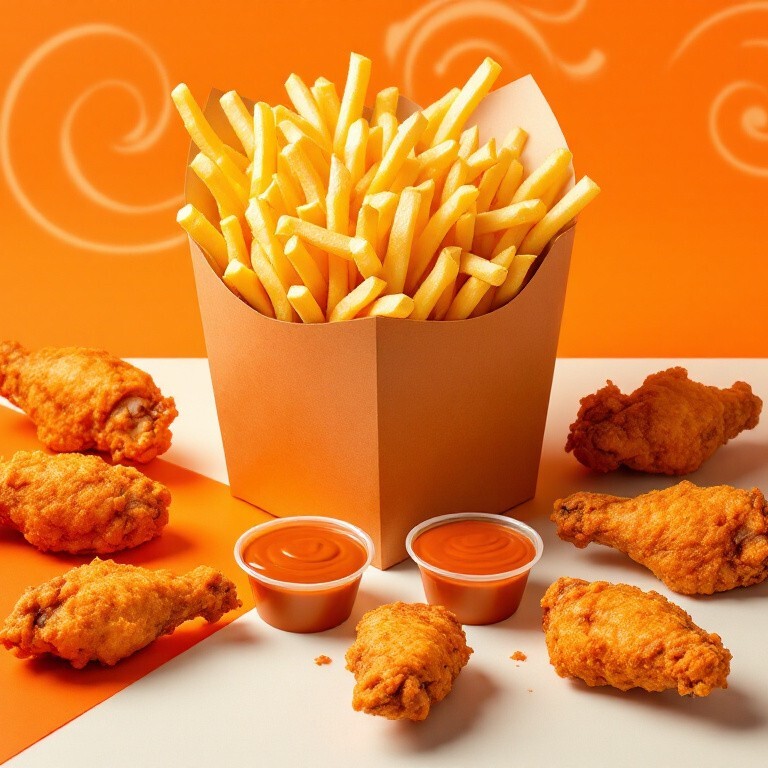 Buffalo Wings (Sos Yanında Yollanmaktadır.)