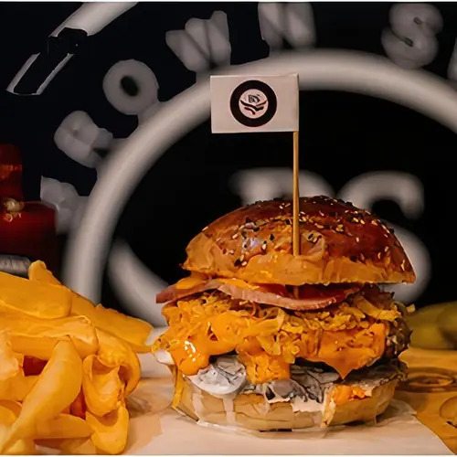 Kremalı Mantarlı Burger