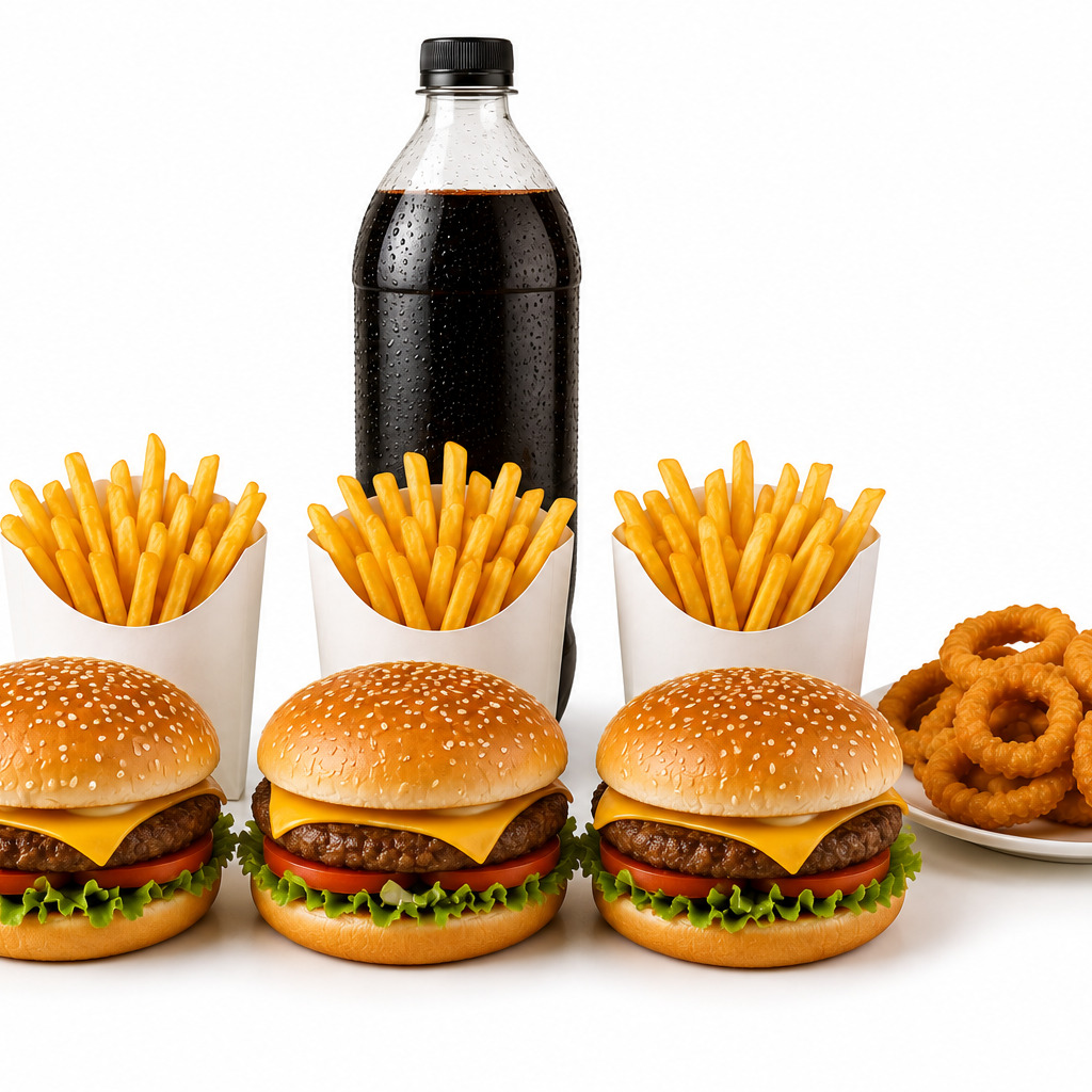3'lü Burger Menü