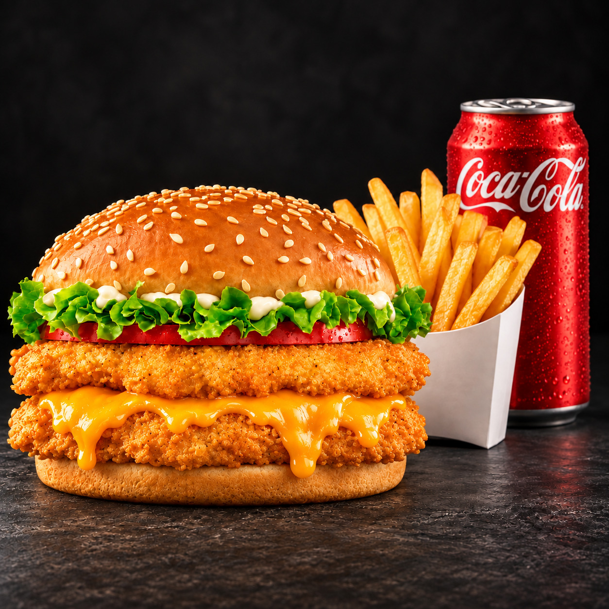 Manchi's Barbekü Tavuk Burger