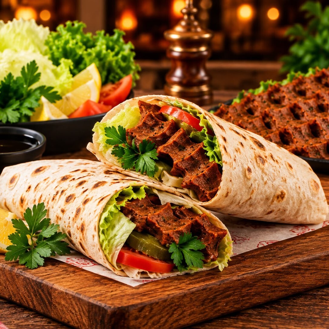 Double Çiğ Köfte Dürüm (200 gr. )