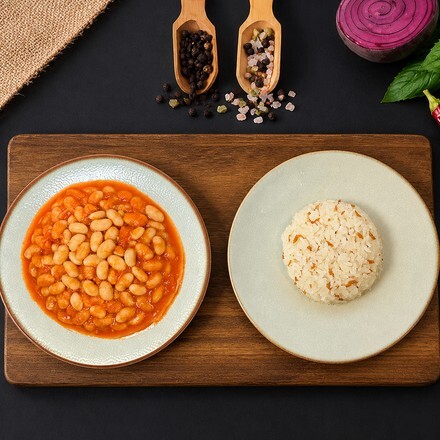 Tereyağlı İspir Kuru Fasulye & Pirinç Pilavı