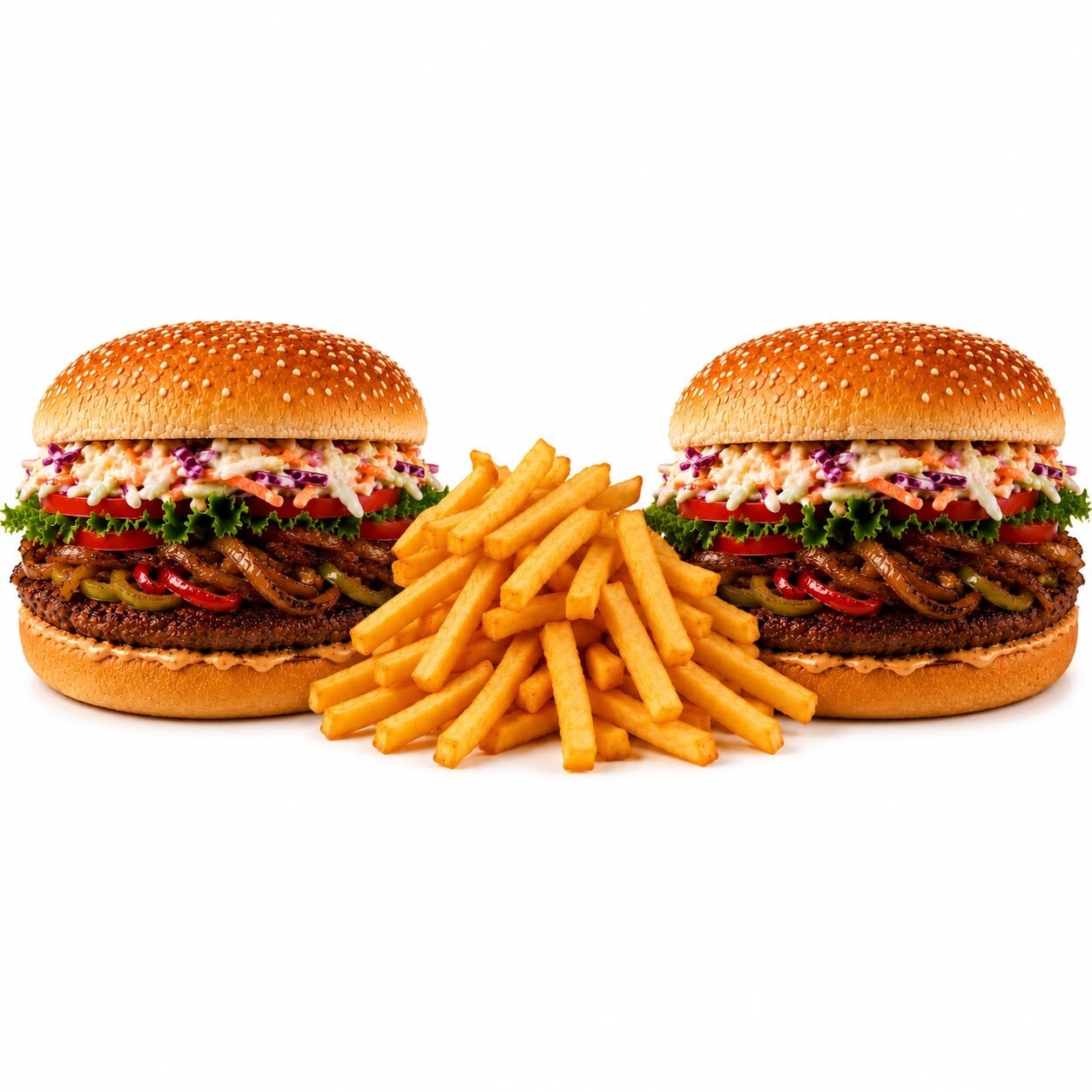 İkili Mega Köz Burger