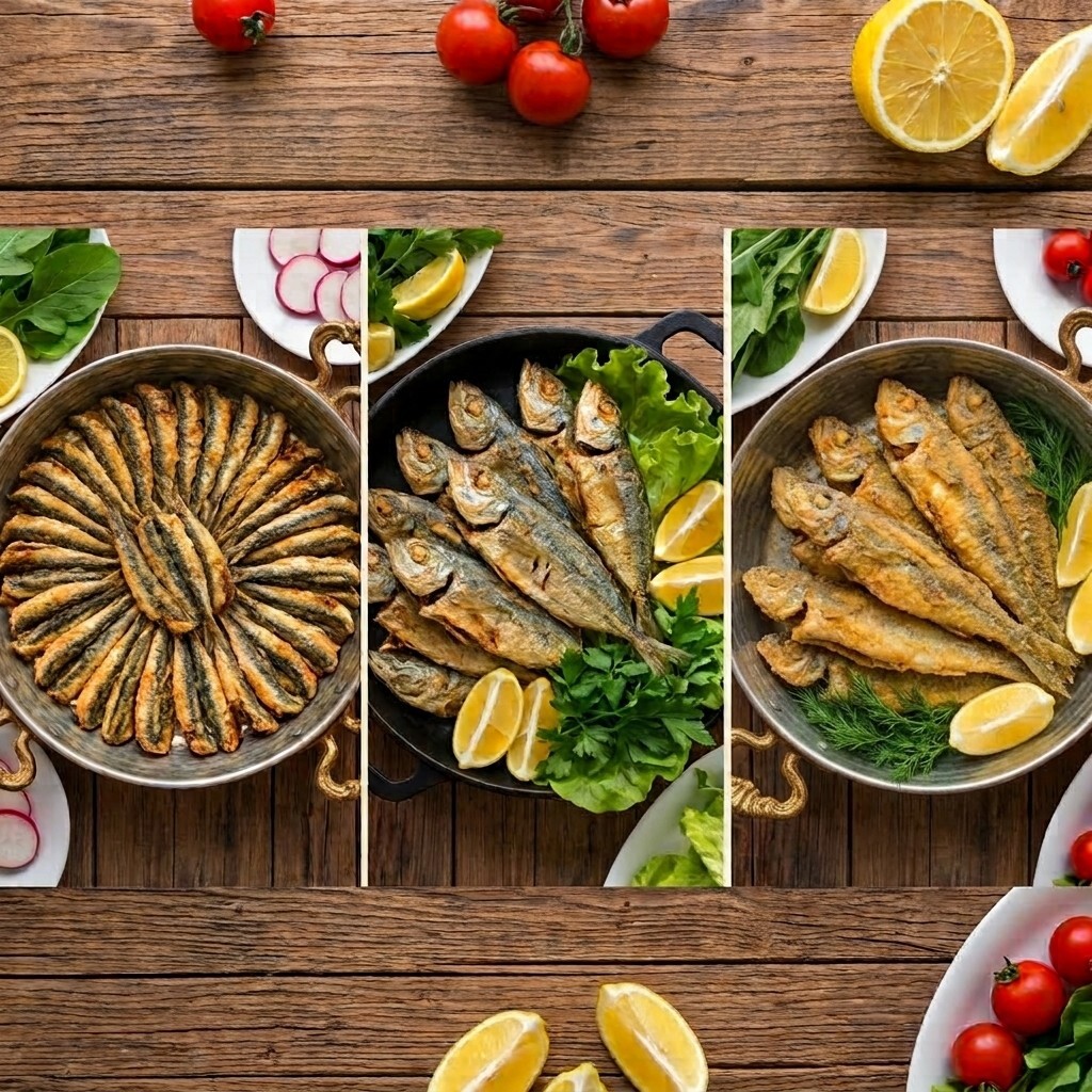 Hamsi İstavrit Mezgit Tava Menü