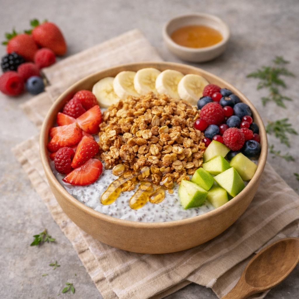 Meyveli Granola Bowl