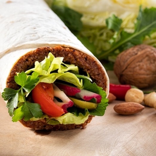 Çiğ Köfte Dürüm 17cl ayran