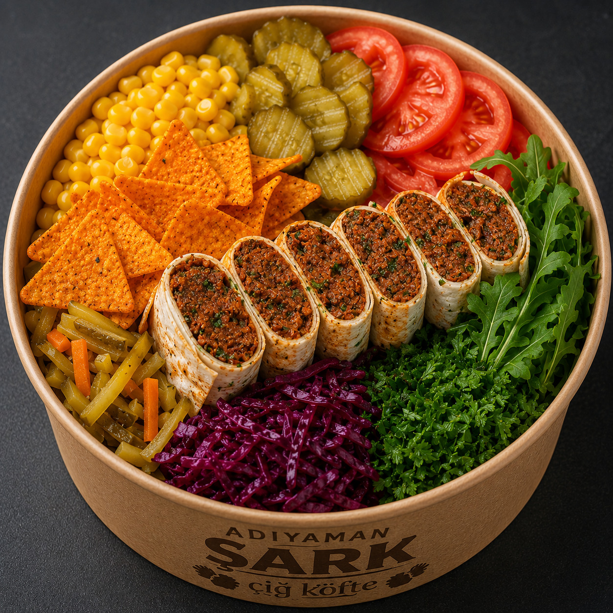 Doritoslu Sushi Çiğ Köfte Bowl