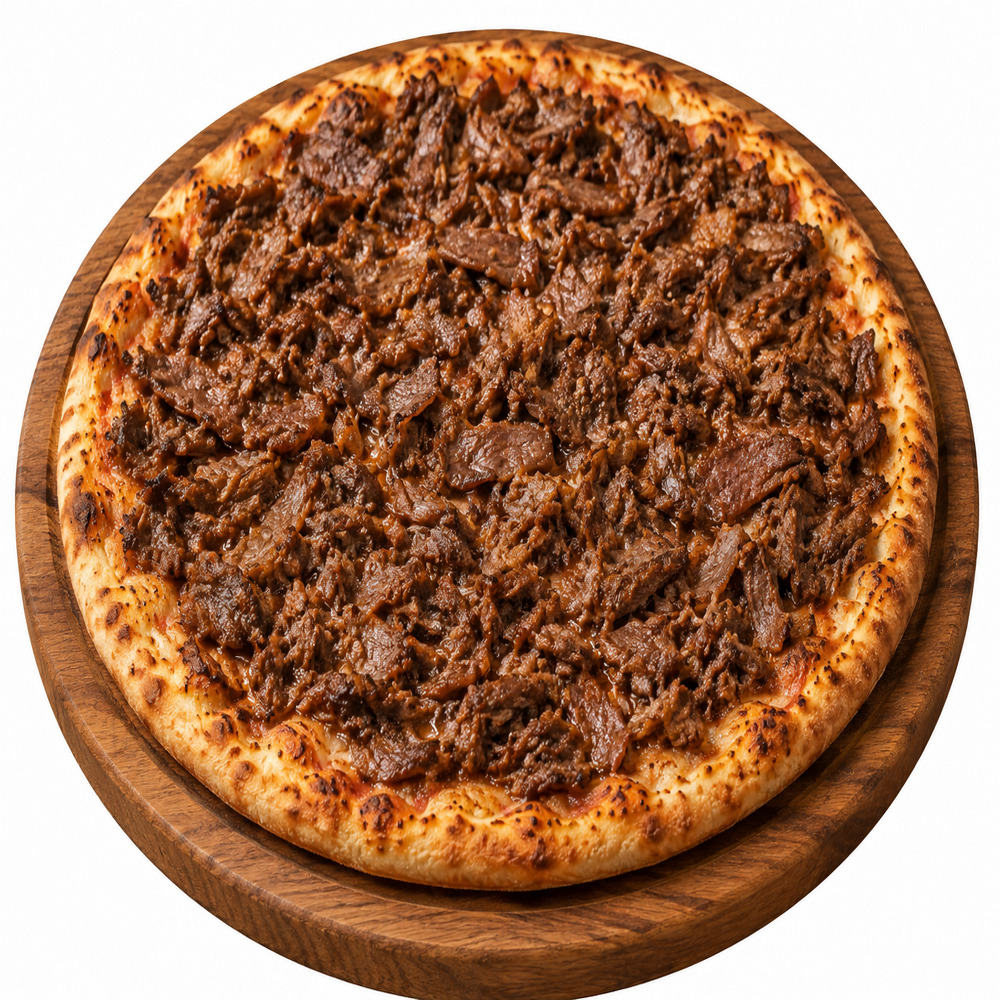 Kavurmalı Pizza (Büyük Boy)