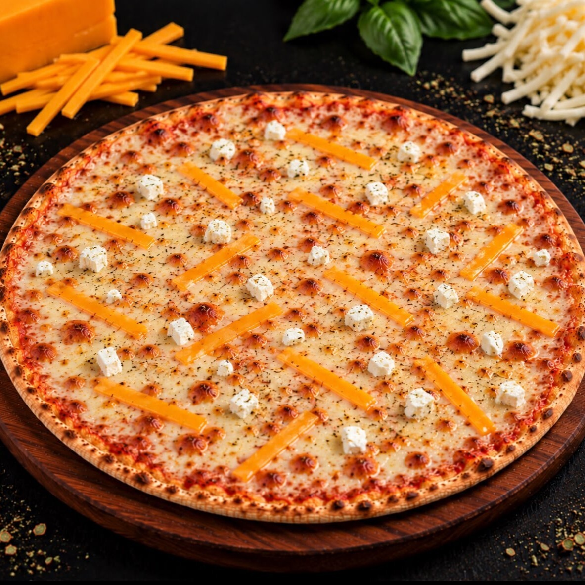 Four Cheese Pizza (22 cm.)