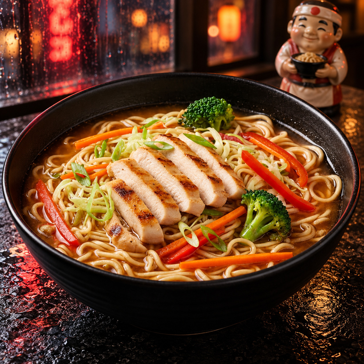 Tavuklu Ramen Erişte