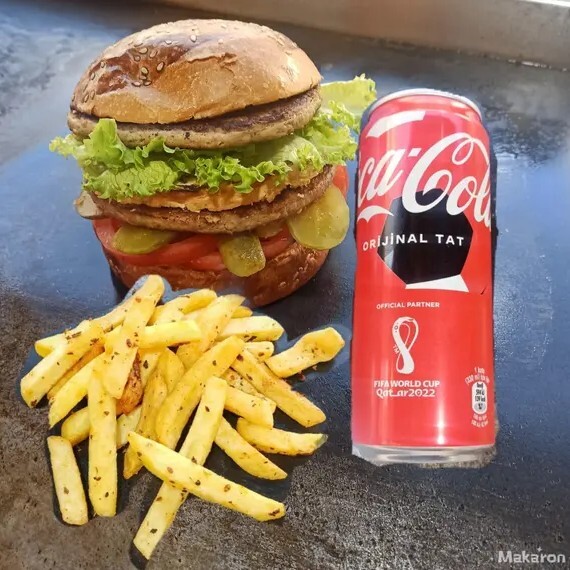 Duble Steak Burger Menü